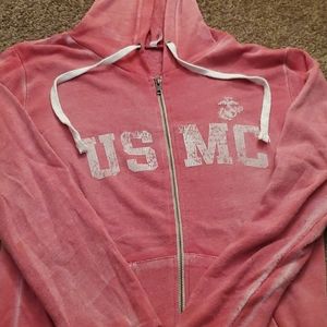 USMC hoodie Zip